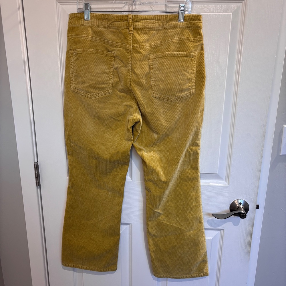 Pilcro The Yaya Mid-Rise Crop Flare Corduroy Jeans | Size 31 - Picture 5 of 8